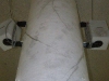 Marbling Column - Carrara stone decorative finish